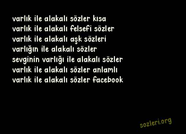 Varlık