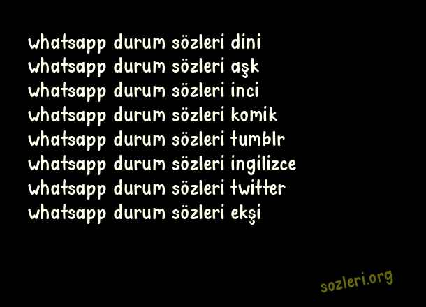 Whatsapp Durum