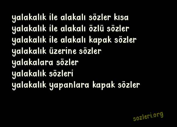 Yalakalık