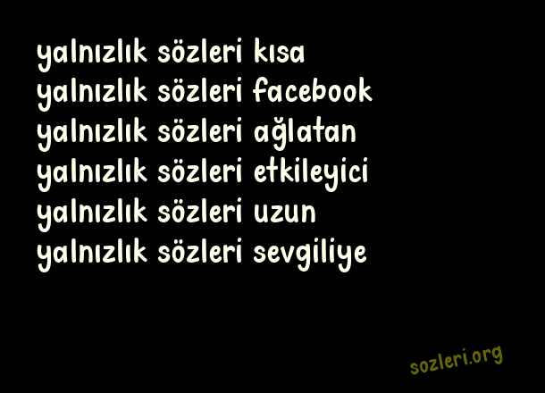 Yalnızlık