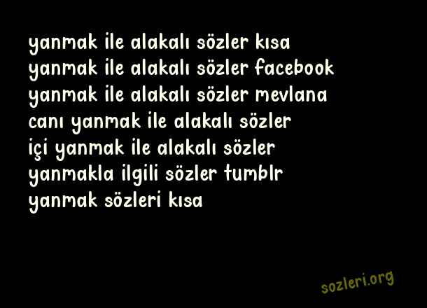 Yanmak