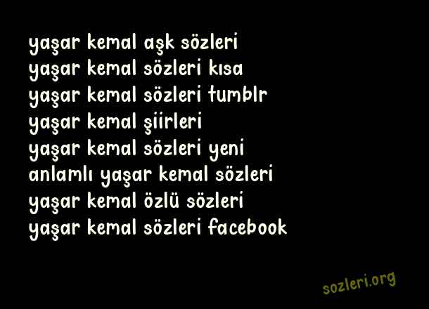 Yaşar Kemal