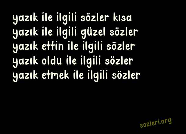 Yazık