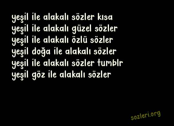 Yeşil