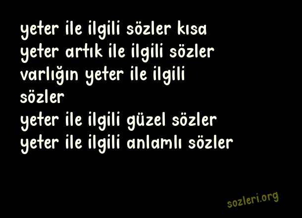 Yeter