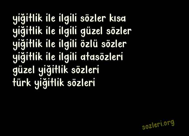 Yiğitlik