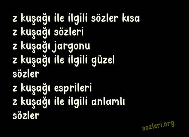 Z Kuşağı