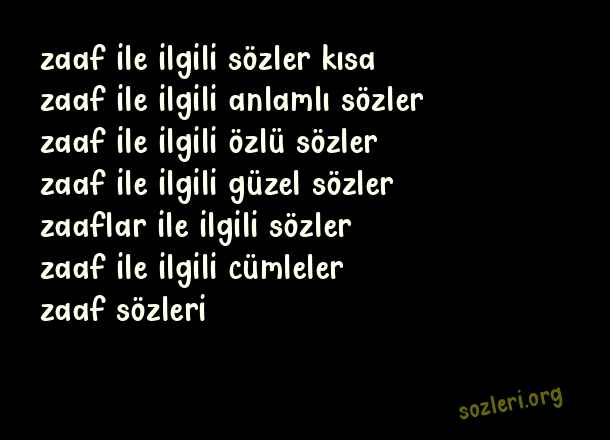 Zaaf